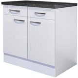 XXXL Kuhinjska Spodnja Omarica Alba, Bela, Š. 80 Cm Cene