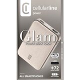 Cellular Line Prenosna baterija Glam PD 10000, bela (PBGLAM10000PDW), (5000195614) | Shoptok.si