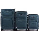WINGS 6802 set 3 kofera 2 kotačića L, M, S tamnozelena | shoptok.hr