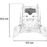 Buggy na benzin combustion LUCKY SEVEN - dvosjed - narančasti | shoptok.hr