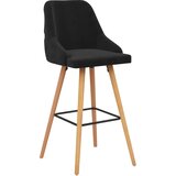 Barski stolci 2 kom crni baršunasti | shoptok.hr