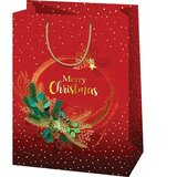 Cardex merry christmas crvena velika poklon vrećica 27x14x33cm | shoptok.hr