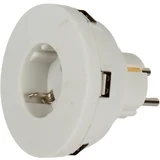 razvodnik 1/1 usb beli