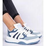Gemre Blue women's sneakers with chunky laces Bartella | Shoptok.si
