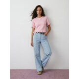 Sinsay Bluza u stilu pulovera s dodatkom vune i volanom | shoptok.hr