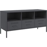 Maison Chic TV omarica - TV stojalo - Televizijska omarica antracitna 100,5x39x50,5 cm jeklo, (21699244) Cene