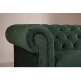 Venture Home Velvet trosjed 217 cm, zeleni Slike