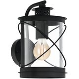 Eglo hilburn spoljna zidna lampa/1, e27, čelik/crna | Eponuda.com
