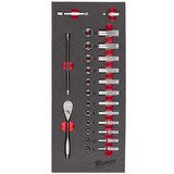 Milwaukee set nasadnih ključeva 1/4" 28/1 u penastom modulu Cene