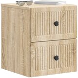  Noćni ormarić za montažu na zid Hrast sonoma 33 x 34,5 x 40 cm | Eponuda.com