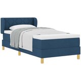  s opruga kutije s uzglavljem Plava 90 x 190 cm tkanina | shoptok.hr
