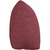  Jastuk za leđa Vinska crvena 45 x 20 x 35 cm tkanina | shoptok.hr