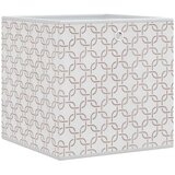 vidaXL Sklopive kutije za pohranu 10 kom krem 32x32x32 cm od tkanine | shoptok.hr