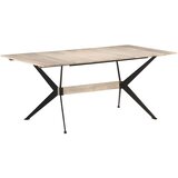  Blagovaonski stol 180 x 90 x 76 cm od masivnog drva manga | Eponuda.com
