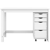  Set stola i pokretnog ormara MOSS 2 pcs Bijela | Shoptok.si