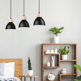  Luster na sajli NICO 3xE27/60W/230V crni | Eponuda.com