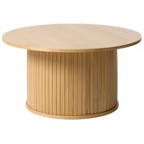 Unique Furniture Okrogla mizica v hrastovem dekorju ø 90 cm Nola – Unique Furniture Cene
