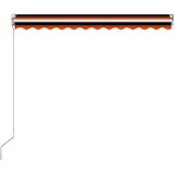 Tenda na ručno uvlačenje 300 x 250 cm narančasto-smeđa | shoptok.hr