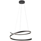 CINQUE Crna LED viseća svjetiljka s metalnim sjenilom ø 75 cm Cinardi – | shoptok.hr