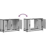  Kupaonski ormarić za Lavabo - Umivaonik boja hrasta 90x33x60 cm drveni | shoptok.hr