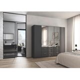 home24 OMARA S KLASIČNIMI VRATI, siva | Shoptok.si