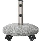  Baza za suncobran od granita s kotačićima za stubove 4-5 cm | shoptok.hr