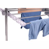 Kondela Stojalo za sušenje oblačil, bela, DENAL | Shoptok.si