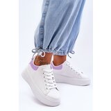 Kesi Women's classic sports shoes white-purple Night Trip | ePonuda.com