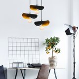 VISILICA GOLDY metalna crno/ zlatna, promjer 45 cm, visina 106 cm, duljina kabla 90 cm, 3 x E27 40 W | shoptok.hr