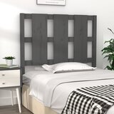  Uzglavlje za krevet sivo 95,5 x 4 x 100 cm od masivne borovine | shoptok.hr