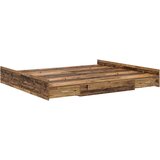  Krevet s ladicama Staro drvo 180 x 200 cm Konstruirano drvo | shoptok.hr