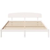  Krevetna konstrukcija Bijelo 180 x 200 cm Čvrsto borovo drvo | shoptok.hr