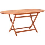 The Living Store Zložljiva vrtna miza 160x85x74 cm trden evkaliptusov les - Vrtna Miza, (21476261) | Shoptok.si