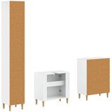  Set za kupaonicu od 3 dijela ARNHEM Bijela visokog sjaja | shoptok.hr