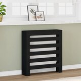  Pokrov za radijator crni 78 x 20 x 82 cm konstruirano drvo | shoptok.hr