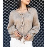 Gemre Beige tied sweater Sumaia | Shoptok.si