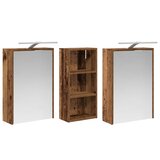  Set ormarića za kupaonicu 3 kom. 116 x 16 x 62,5 cm | shoptok.hr