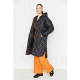 Trendyol Black Oversize Hooded Quilted Coat | shoptok.hr