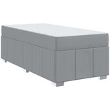  Krevetna konstrukcija Svjetlosiva 90 x 190 cm tkanina | shoptok.hr