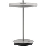 UMAGE Svetlo siva kovinska LED namizna svetilka s kovinskim senčilom (višina 31 cm) Asteria Move – | Shoptok.si