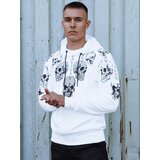 DStreet Bluza męska z kapturem biała | shoptok.hr
