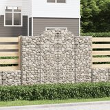  Lučne gabionske košare 2 kom 200x30x160/180cm pocinčano željezo | shoptok.hr