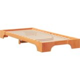  Krevet s daskama s pohranom Smeđa 80 x 220 cm boja drva | shoptok.hr