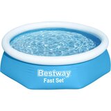 Bestway bazen na napuhavanje Fast Set okrugli 244 x 61 cm 57265 | shoptok.hr