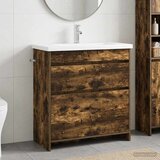  Set namještaja za kupaonicu Dimljeni hrast 81 x 40 x 84,5 cm | shoptok.hr
