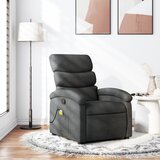 The Living Store Masažni naslanjač temno sivo blago - Masažni Naslanjač, (21572608) | Shoptok.si