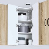 vidaXL Zidni kuhinjski ormarić s policom Sonoma hrast 57 x 57 x 80 cm | shoptok.hr