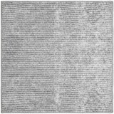  Tepih Siva 100 x 100 cm 100% poliester 3 mm Mogu se prati | shoptok.hr