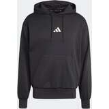 Adidas Športna majica 'FEELCOZY' črna / bela | Shoptok.si