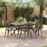  Vrtni set za objed 7 pcs Bronzana Aluminij | shoptok.hr